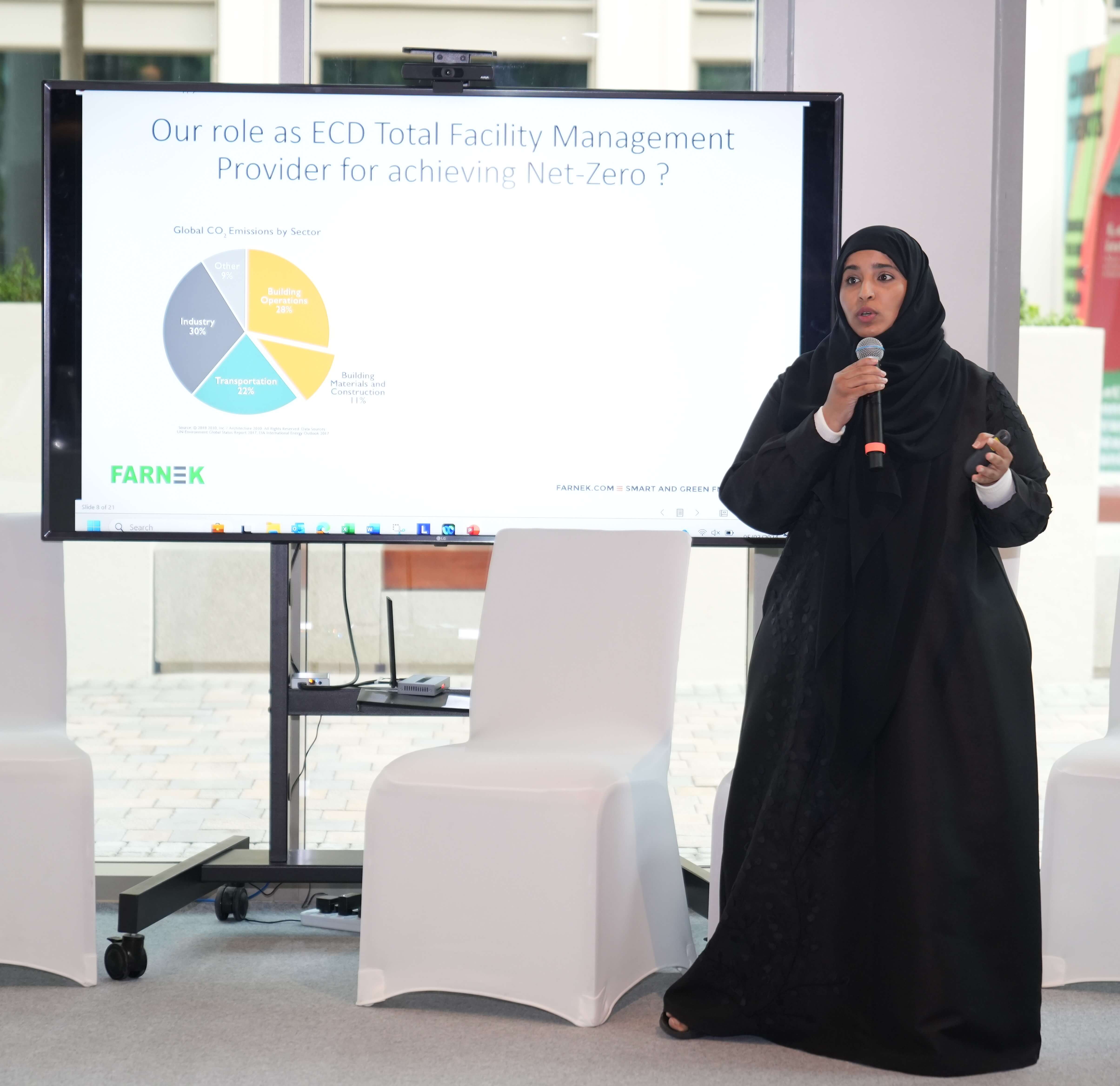 Muna alnahdi shares insights about the challenges of managing sustainable supply chains at Expo City Dubai forum