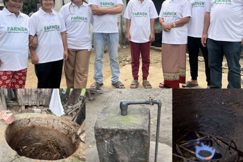 Nepalese families endorse benefits of the Farnek biogas initiative